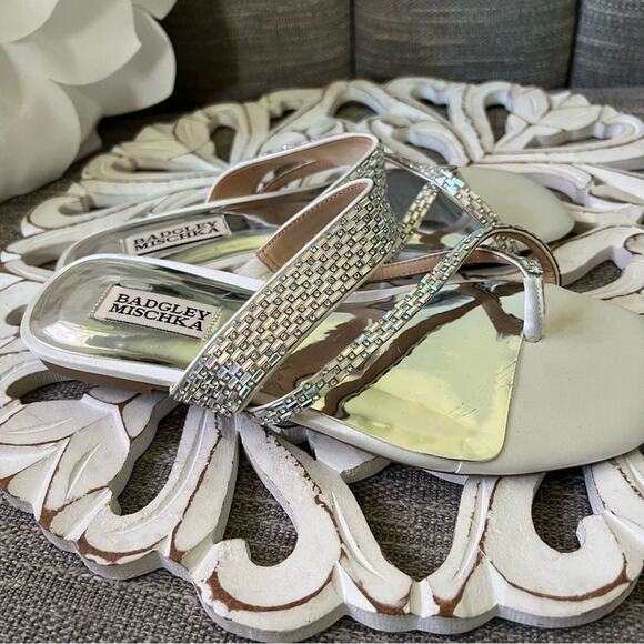 Badgley Mischka Sandals Shoes Women’s 7 NEW - Picture 3 of 11